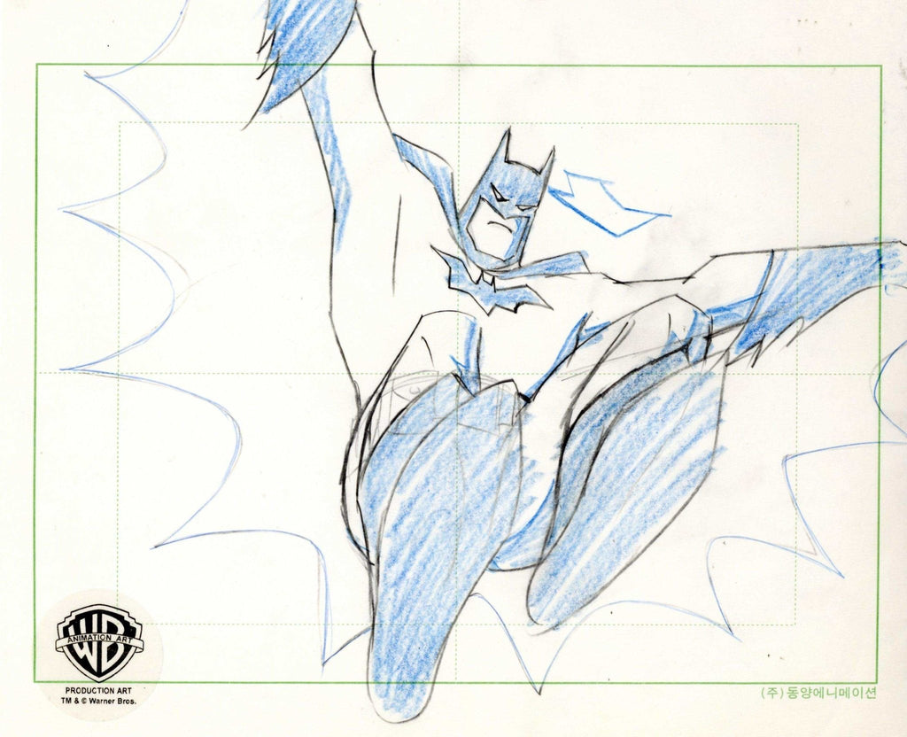 The New Batman Adventures Original Production Drawing: Batman - Choice Fine Art