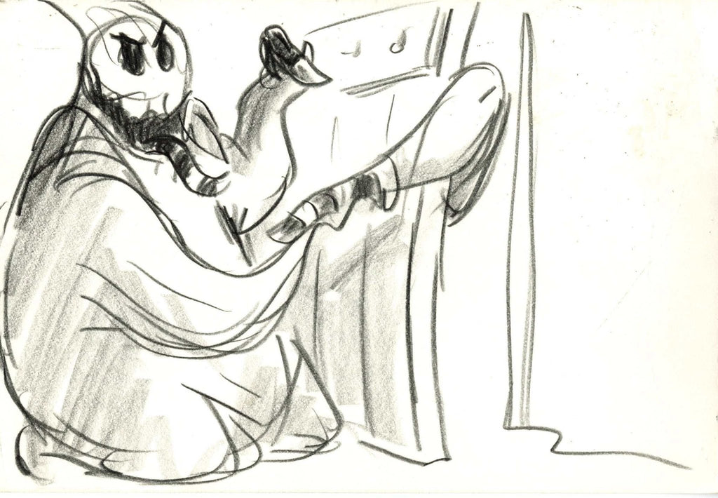 The Nightmare Before Christmas Storyboard Drawing: Oogie Boogie - Choice Fine Art