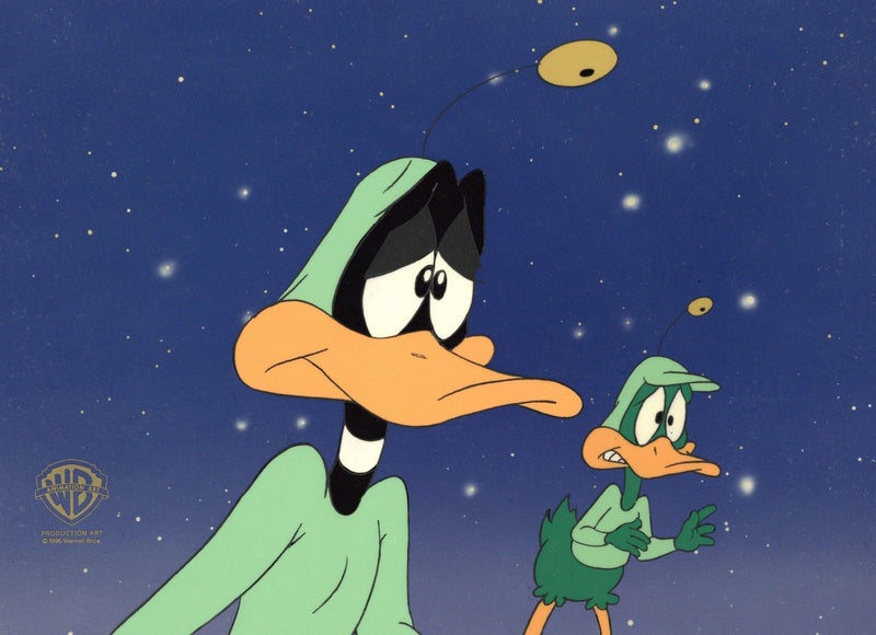 Tiny Toons Adventures Original Production Cel: Duck Dodgers and Duck Dodgers Jr. - Choice Fine Art