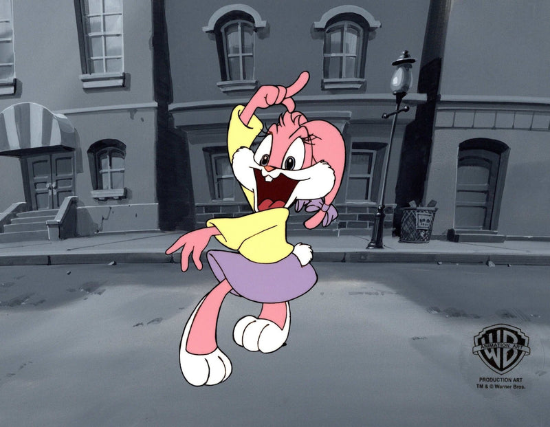 Tiny Toons Original Production Cel on Original Background: Babs Bunny - Choice Fine Art