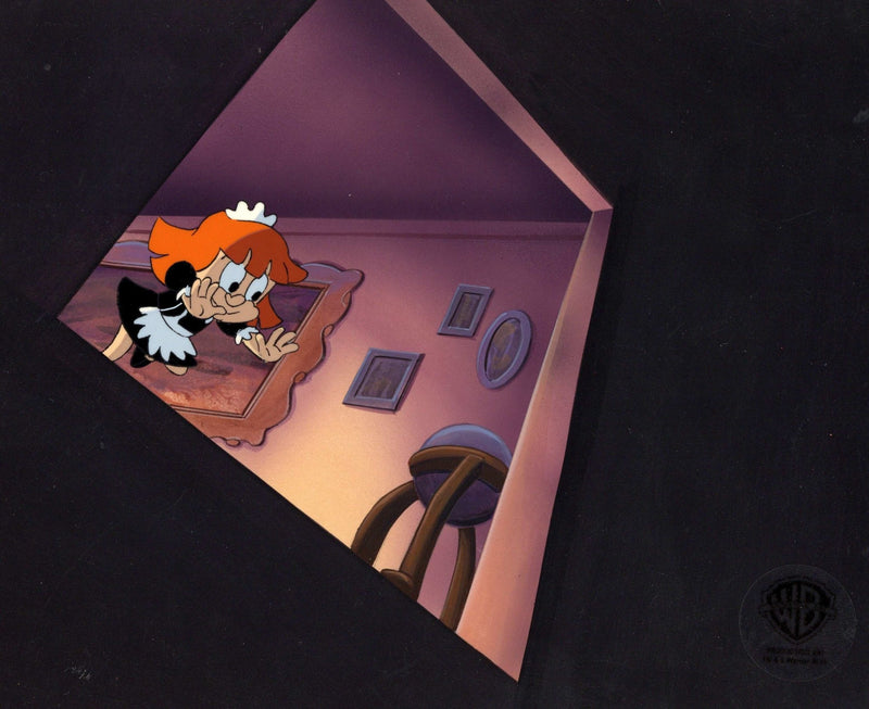 Tiny Toons Original Production Cel on Original Background: Elmyra Duff - Choice Fine Art