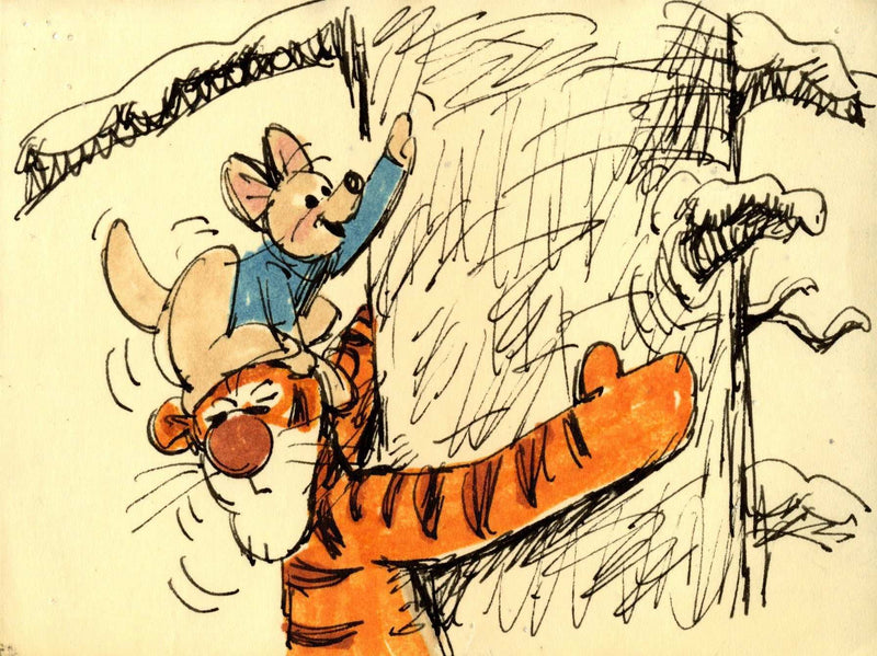 Winnie the Pooh and Tigger Too, Original Storyboard: Tigger and Roo - Choice Fine Art