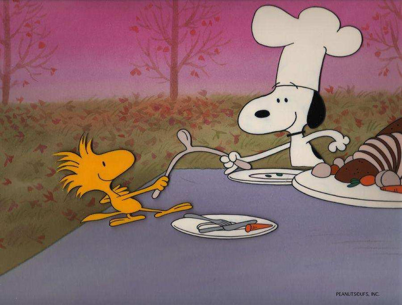 WISHBONE WISHES Limited Edition Cel PEANUTS FINE ART 