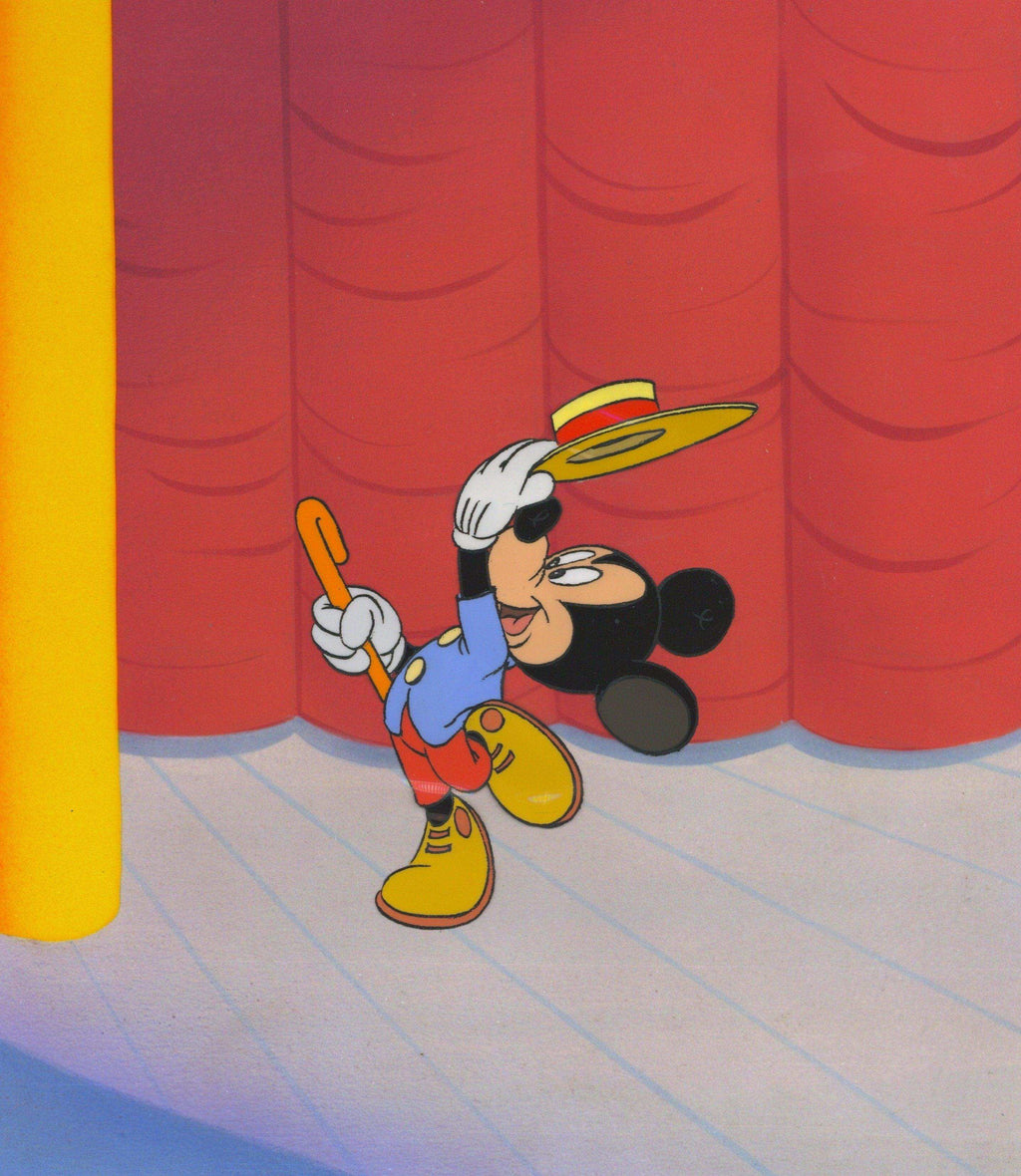 Wonderful World of Color Original Production Cel: Mickey Mouse Original Production Cel Walt Disney Studio Art 